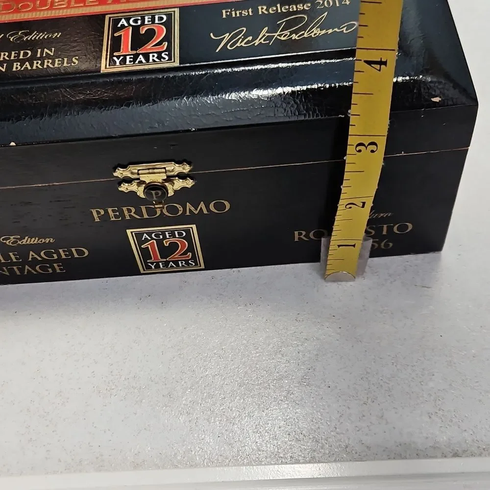Perdomo Double Aged Vintage EMPTY Cigar Box For Crafts Or Storage